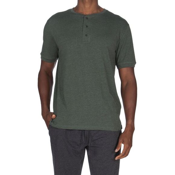 Unsimply Stitched Mens Super Soft Henley - Picture 1 of 2